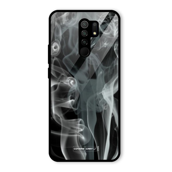 Dense Smoke Glass Back Case for Redmi 9 Prime