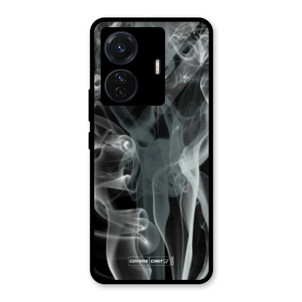 Dense Smoke Glass Back Case for Vivo T1 Pro