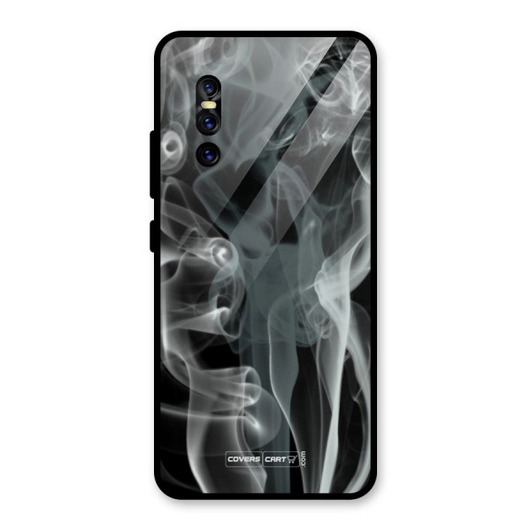 Dense Smoke Glass Back Case for Vivo V15 Pro