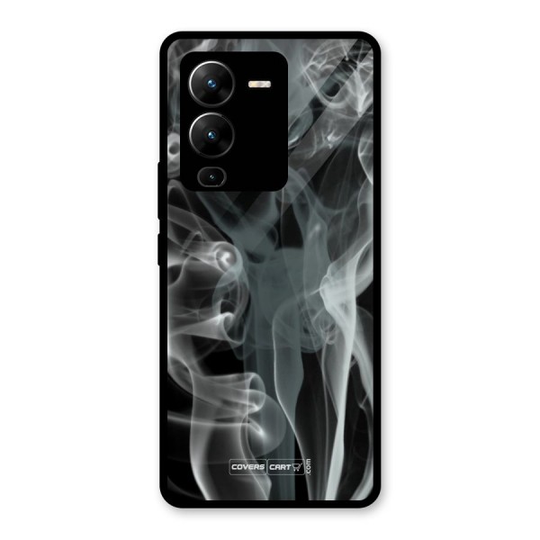 Dense Smoke Glass Back Case for Vivo V25 Pro