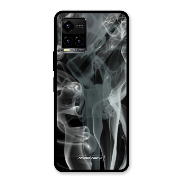 Dense Smoke Glass Back Case for Vivo Y21A