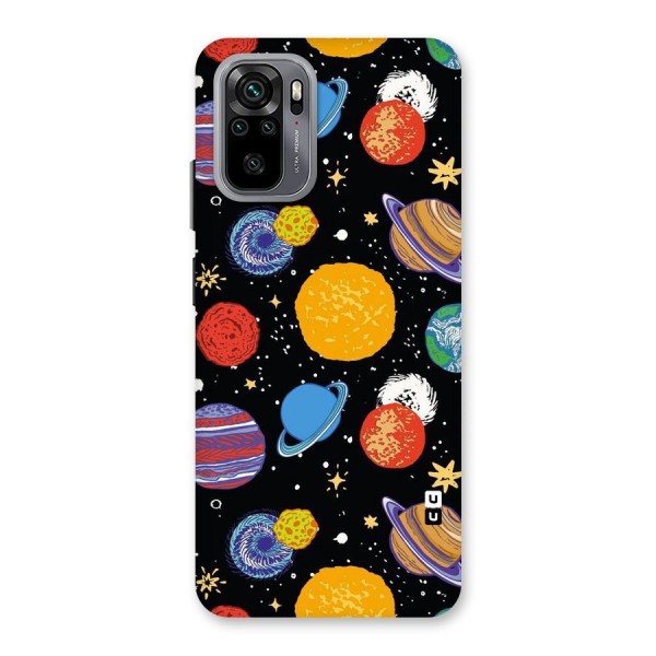 Designer Planets Back Case for Redmi Note 10