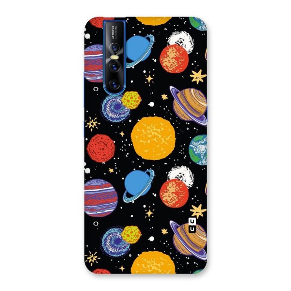 Designer Planets Back Case for Vivo V15 Pro