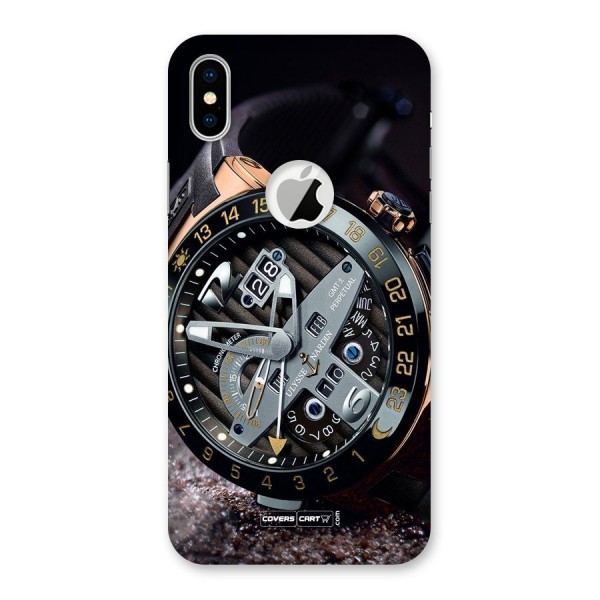 Designer Stylish Watch Back Case for iPhone XS Logo Cut