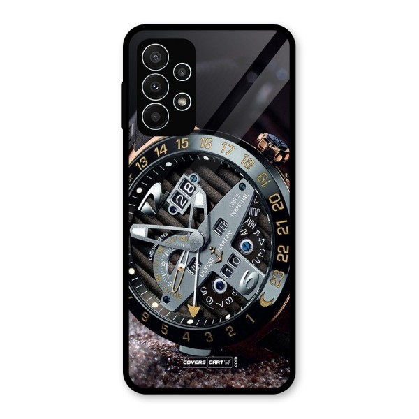 Designer Stylish Watch Glass Back Case for Galaxy A23