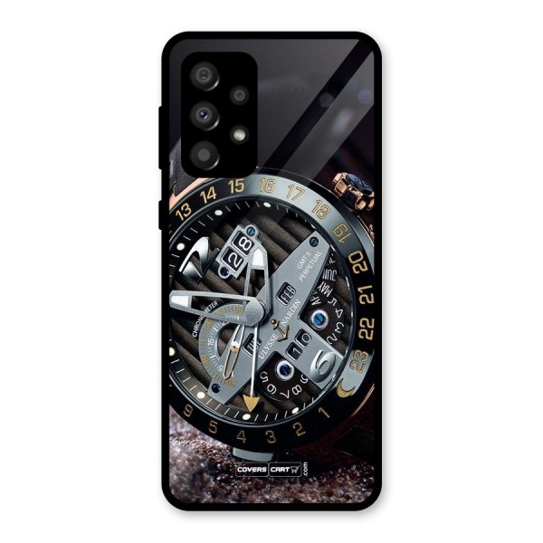 Designer Stylish Watch Glass Back Case for Galaxy A32