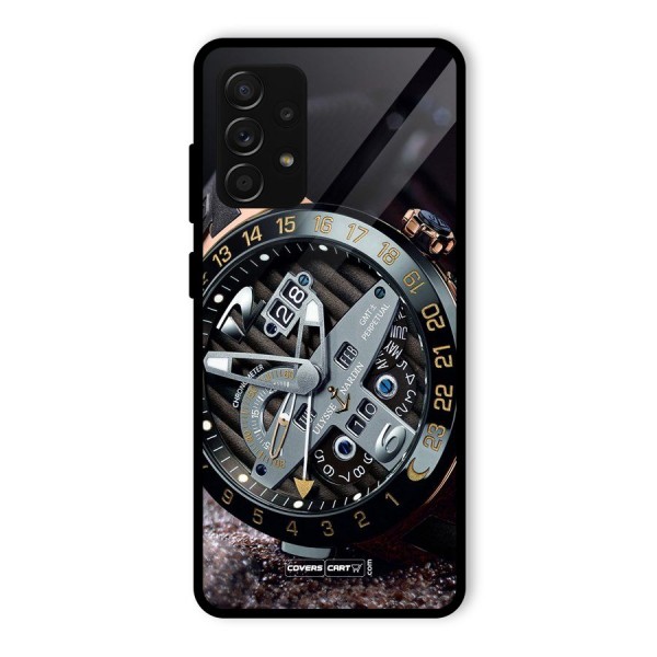 Designer Stylish Watch Glass Back Case for Galaxy A53 5G