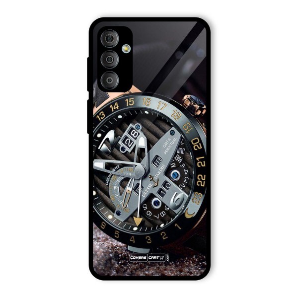 Designer Stylish Watch Glass Back Case for Galaxy F23