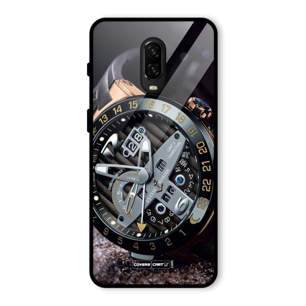 Designer Stylish Watch Glass Back Case for OnePlus 6T