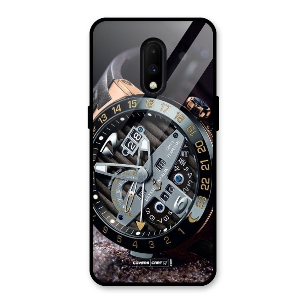 Designer Stylish Watch Glass Back Case for OnePlus 7