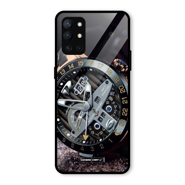 Designer Stylish Watch Glass Back Case for OnePlus 9R