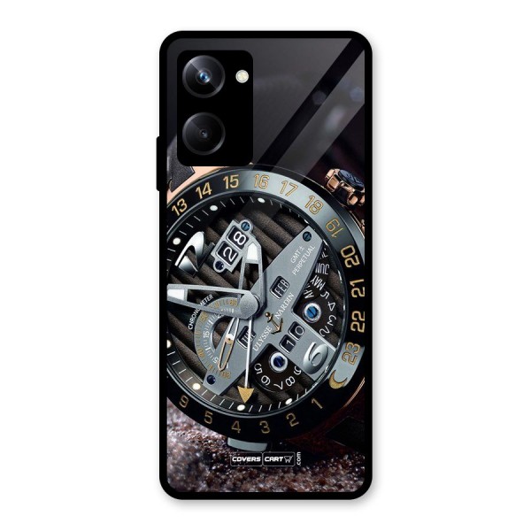 Designer Stylish Watch Glass Back Case for Realme 10 Pro