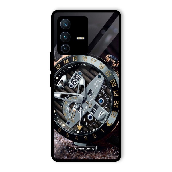 Designer Stylish Watch Glass Back Case for Vivo V23 Pro