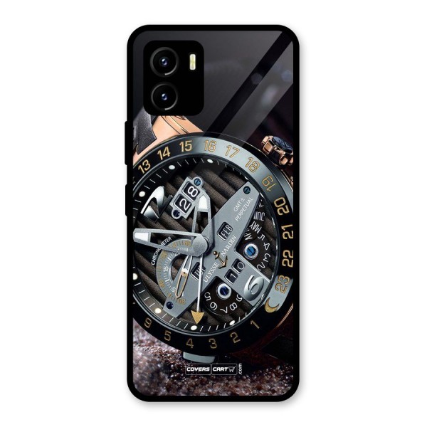 Designer Stylish Watch Glass Back Case for Vivo Y15s