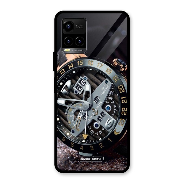 Designer Stylish Watch Glass Back Case for Vivo Y21 2021