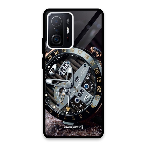 Designer Stylish Watch Glass Back Case for Xiaomi 11T Pro