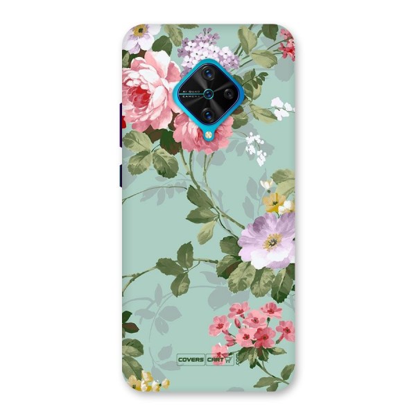 Desinger Floral Back Case for Vivo S1 Pro