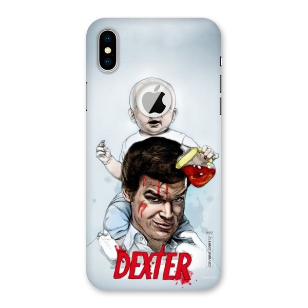 Dexter Artwork Back Case for iPhone XS Logo Cut