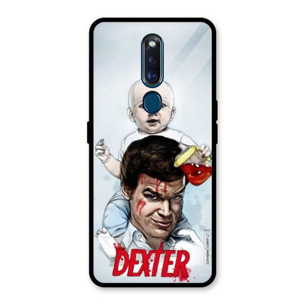 Dexter Artwork Glass Back Case for Oppo F11 Pro