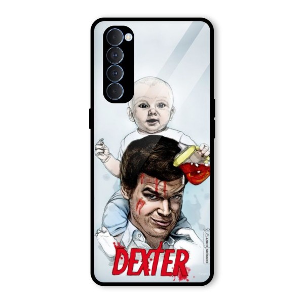 Dexter Artwork Glass Back Case for Oppo Reno4 Pro