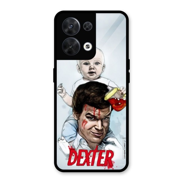 Dexter Artwork Glass Back Case for Oppo Reno8 5G