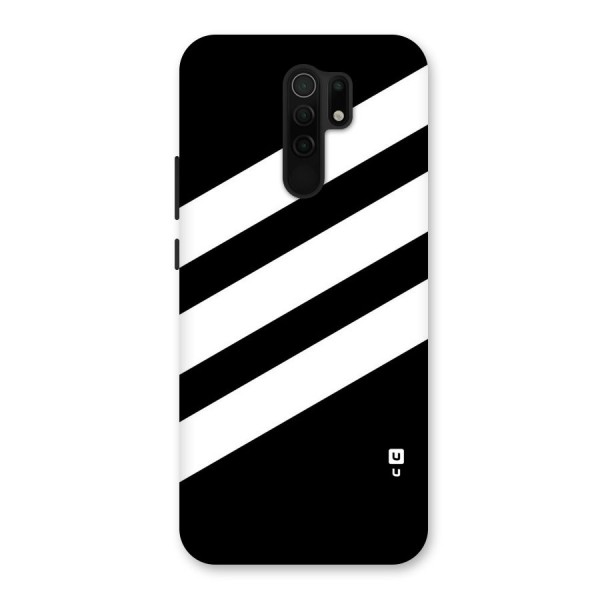 Diagonal Classic Stripes Back Case for Redmi 9 Prime