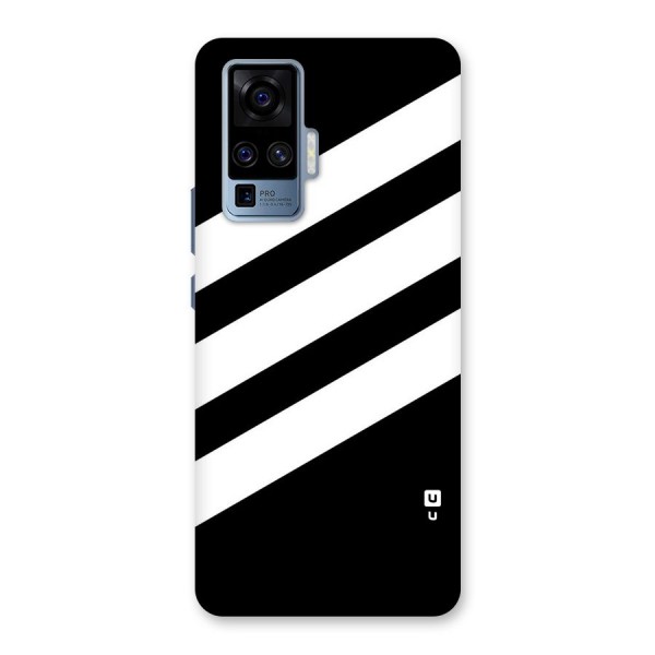 Diagonal Classic Stripes Back Case for Vivo X50 Pro