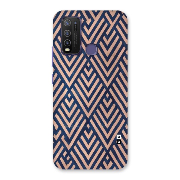 Diamond Blues Back Case for Vivo Y30