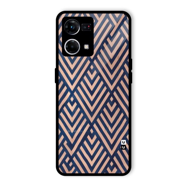 Diamond Blues Glass Back Case for Oppo F21s Pro 4G