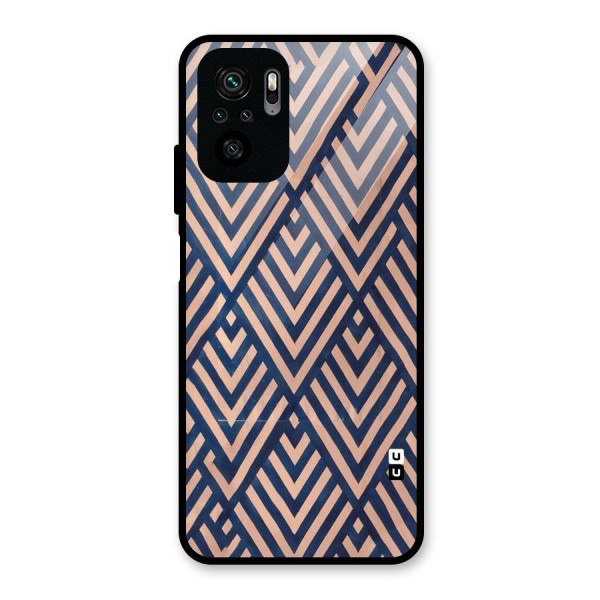 Diamond Blues Glass Back Case for Redmi Note 11 SE