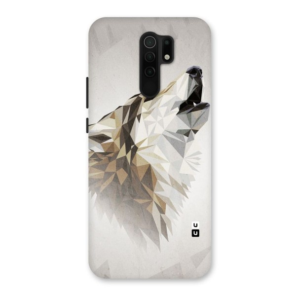 Diamond Wolf Back Case for Redmi 9 Prime