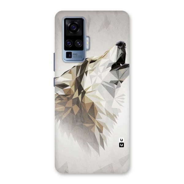 Diamond Wolf Back Case for Vivo X50 Pro