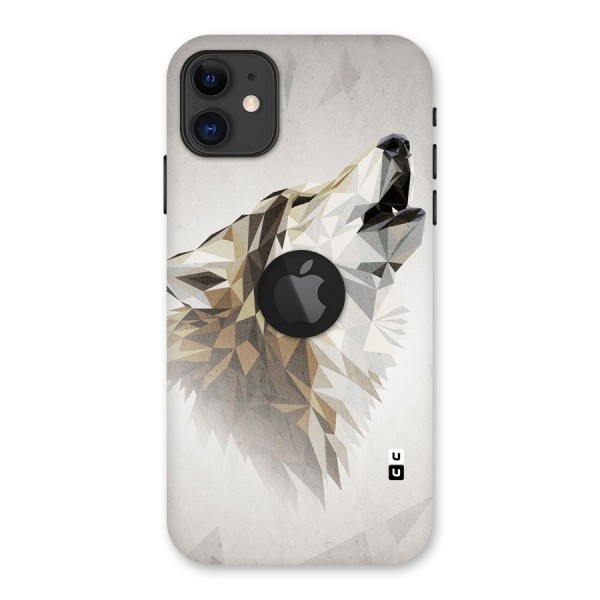 Diamond Wolf Back Case for iPhone 11 Logo Cut