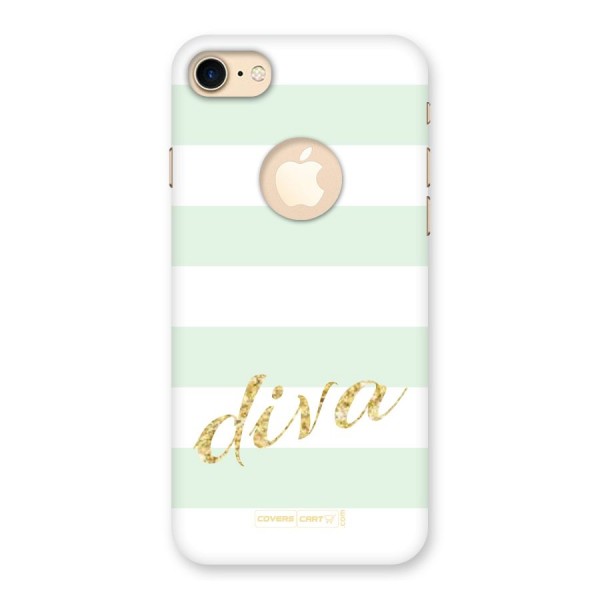 Diva Back Case for iPhone 8 Logo Cut