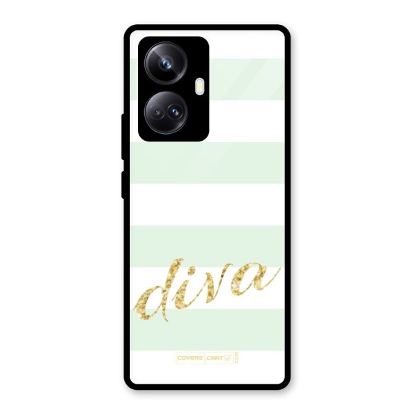 Diva Glass Back Case for Realme 10 Pro Plus