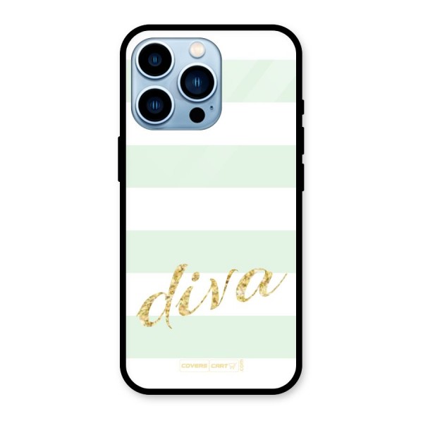 Diva Glass Back Case for iPhone 13 Pro