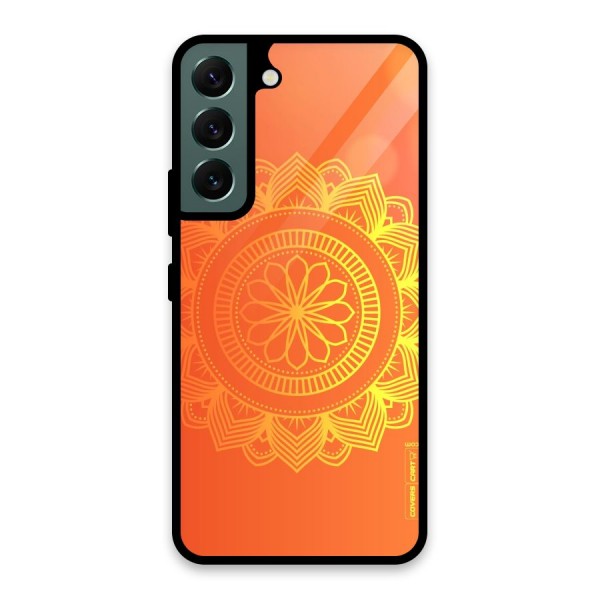 Diwali Rangoli Glass Back Case for Galaxy S22 5G