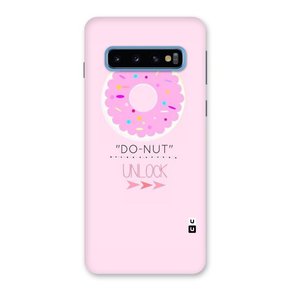 Do-Nut Unlock Back Case for Galaxy S10