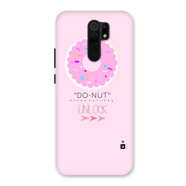 Do-Nut Unlock Back Case for Redmi 9 Prime