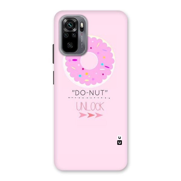 Do-Nut Unlock Back Case for Redmi Note 10