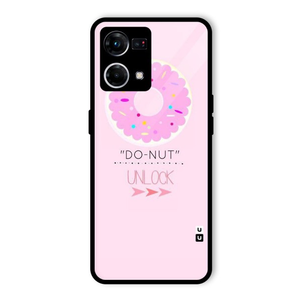 Do-Nut Unlock Glass Back Case for Oppo F21s Pro 4G