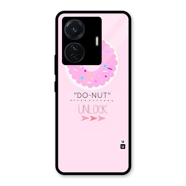 Do-Nut Unlock Glass Back Case for Vivo T1 Pro