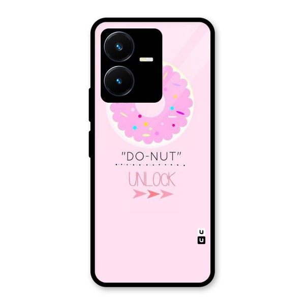 Do-Nut Unlock Glass Back Case for Vivo Y22