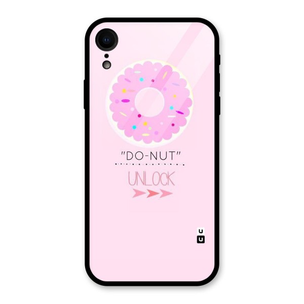 Do-Nut Unlock Glass Back Case for XR