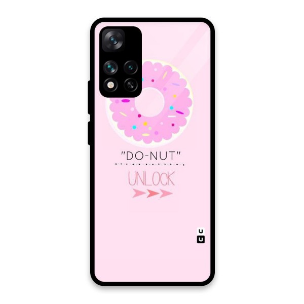 Do-Nut Unlock Glass Back Case for Xiaomi 11i HyperCharge 5G