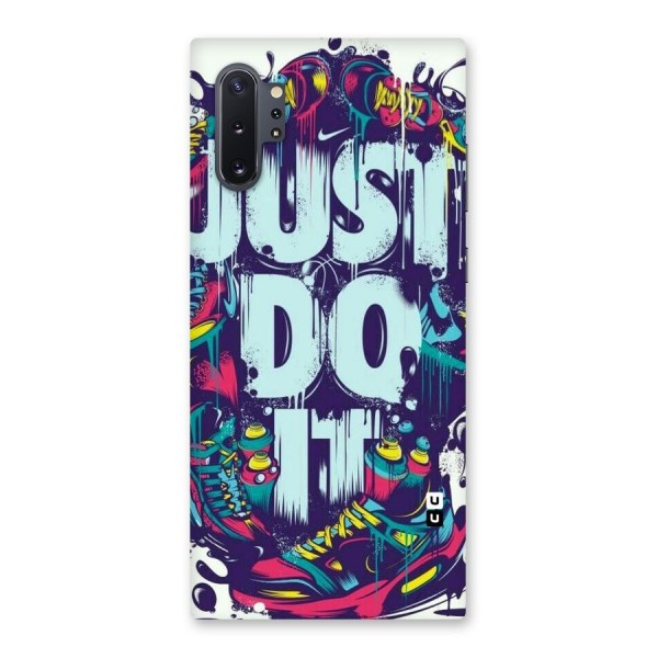 Do It Abstract Back Case for Galaxy Note 10 Plus