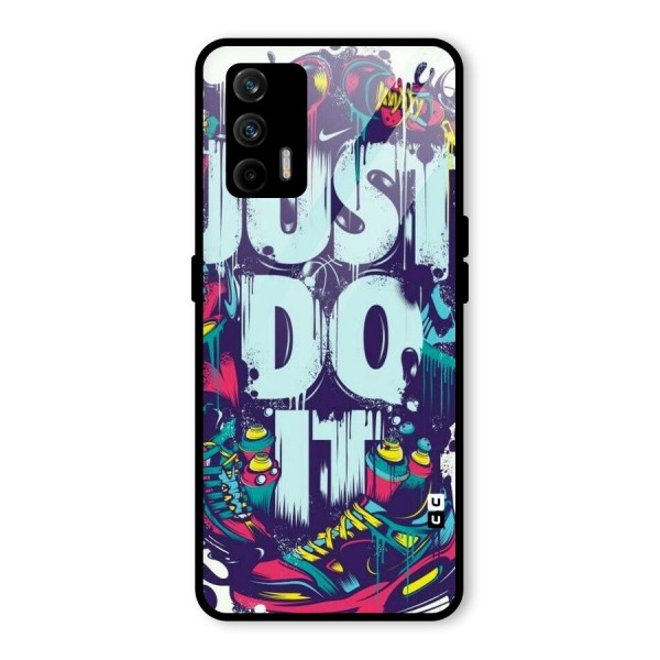 Do It Abstract Glass Back Case for Realme X7 Max