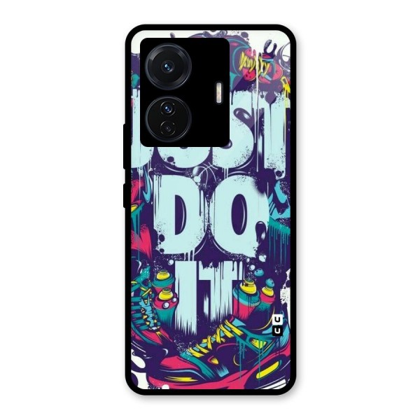 Do It Abstract Glass Back Case for Vivo T1 Pro