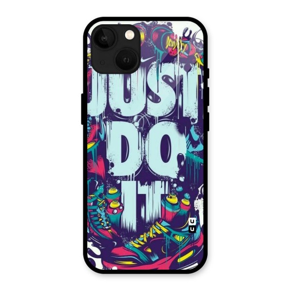 Do It Abstract Glass Back Case for iPhone 13