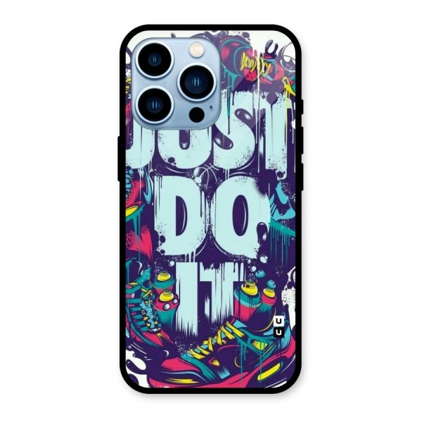 Do It Abstract Glass Back Case for iPhone 13 Pro